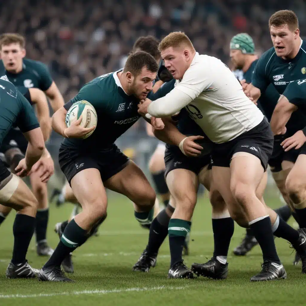 Harnessing the Blindside: Exploiting Gaps in Rugby Defenses